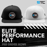 elite performance hat black white 5tc five tool connection